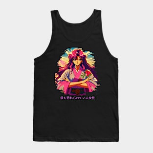 Female Anime Warrior Tank Top